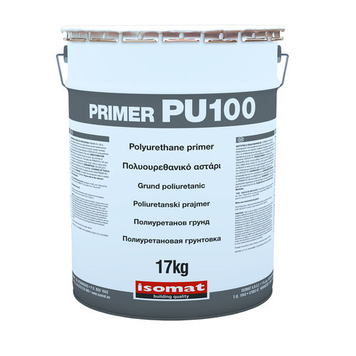 Primaire pour maçonnerie - PRIMER-PU 100 - ISOMAT S.A. - pour bois / pour béton / pour plâtre