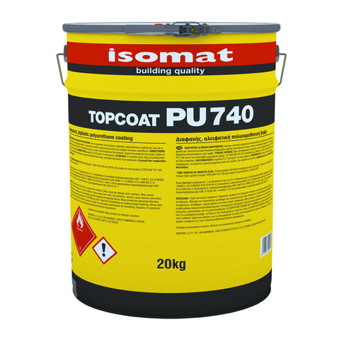 Enduit de protection - TOPCOAT-PU 740 - ISOMAT S.A. - de finition / anticorrosion / d'extérieur