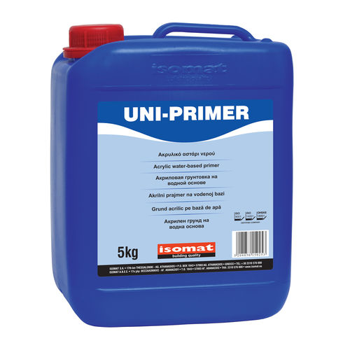 Primaire pour maçonnerie - UNI-PRIMER - ISOMAT S.A. - pour béton / pour plâtre / pour ciment