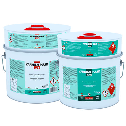 Vernis de protection - VARNISH-PU 2K - ISOMAT S.A. - décoratif / de finition / d'étanchéité