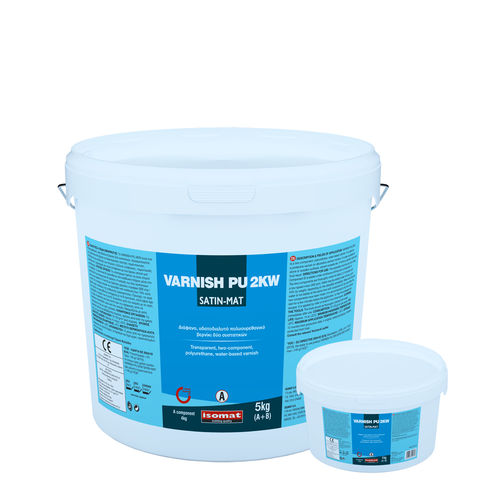Vernis de protection - VARNISH-PU 2KW - ISOMAT S.A. - décoratif / de finition / d'imperméabilisation