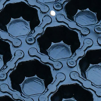 Plaque de drainage à excroissance - TekDrain GGF 20/200 - ISTANBUL TEKNIK - en polyéthylène haute densité PEHD / de protection / pour toit végétal