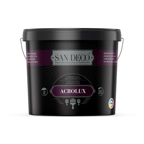 Peinture décorative - ACROLUX - SAN DECO - de finition / d'extérieur / pour mur