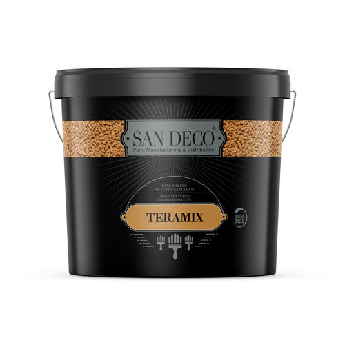 Enduit décoratif - TERAMIX - SAN DECO - extérieur / pour plâtre / pour béton
