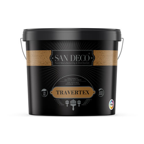 Enduit décoratif - TRAVERTEX - SAN DECO - extérieur / pour plâtre / pour béton