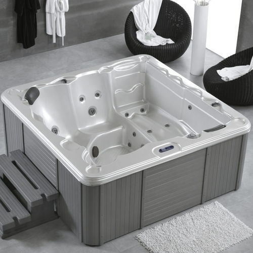 Spa hors-sol - DELOS - SANYCCES - carré / 5 places / en bois