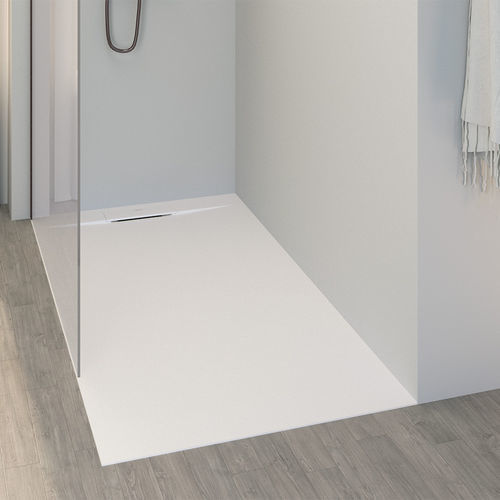 Receveur de douche rectangulaire - SIENA - SANYCCES - encastrable / en résine / antidérapant