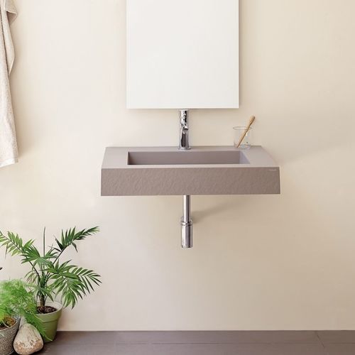 Vasque suspendue - CLEVER - SANYCCES - en composite / sur mesure / rectangulaire