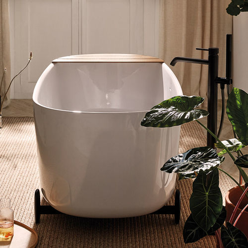 Baignoire ovale - CALMA - SANYCCES - intégrée / en îlot / pour habitat