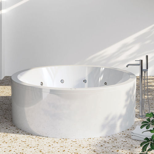 Baignoire ronde - NOA - SANYCCES - à encastrer / pour habitat / en résine