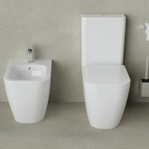 WC monobloc - QUARC - SANYCCES - en céramique / résidentiel / professionnel