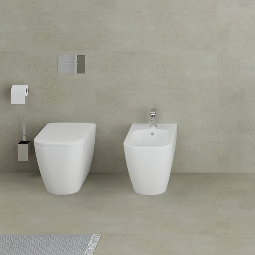 WC à poser - QUARC - SANYCCES - en céramique / résidentiel / professionnel