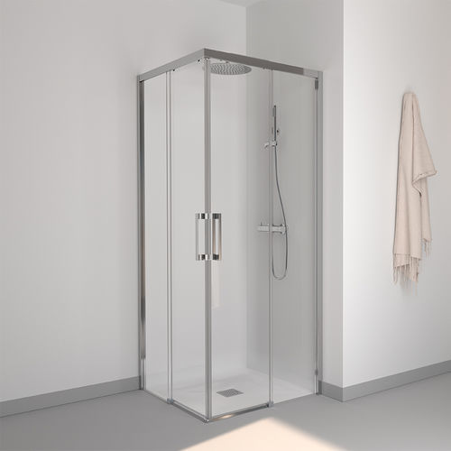 Cabine de douche en verre - NEW LISBOA - SANYCCES - en verre trempé / à portes coulissantes / en hauteur