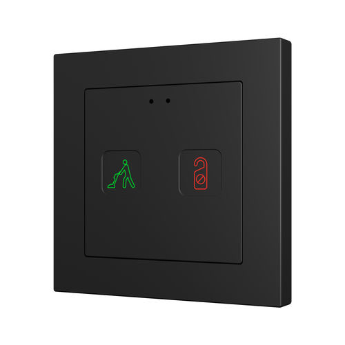 Interrupteur pour installation domotique - TECLA 55 X2 SIGN - ZENNIO AVANCE Y TECNOLOGIA - bouton poussoir / encastré / double