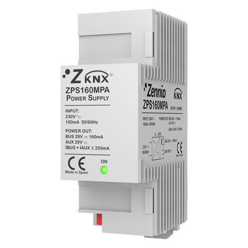 Alimentation électrique sur rail DIN - ZPS160MPA - ZENNIO AVANCE Y TECNOLOGIA