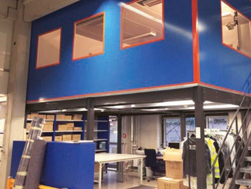Mezzanine en acier - MEZZAMAN OFFICE - MANORGA - pour industrie / pour bureau
