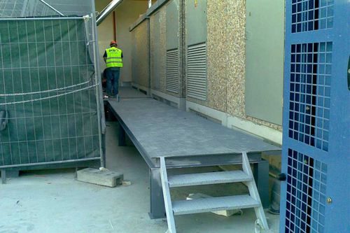 Passerelle en acier - PNB - préfabriquée / fixe