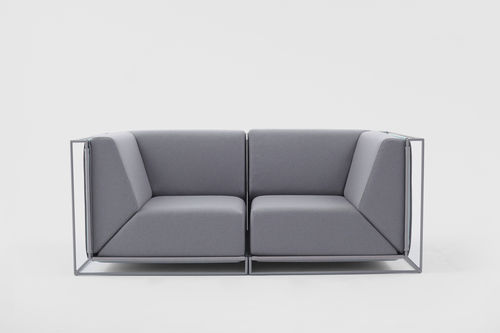 Canapé modulable - FLOATING - Comforty - contemporain / en tissu / bleu
