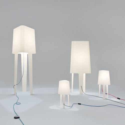 Lampe sur pied - GENOTYPE - Comforty - en Corian® / design original / d'intérieur