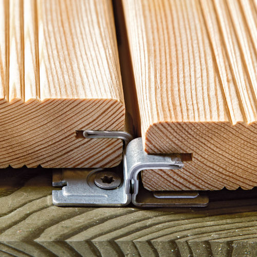 Système de fixation en acier inoxydable - BWS - Braun Wuerfele - en acier galvanisé / pour plancher / pour bois