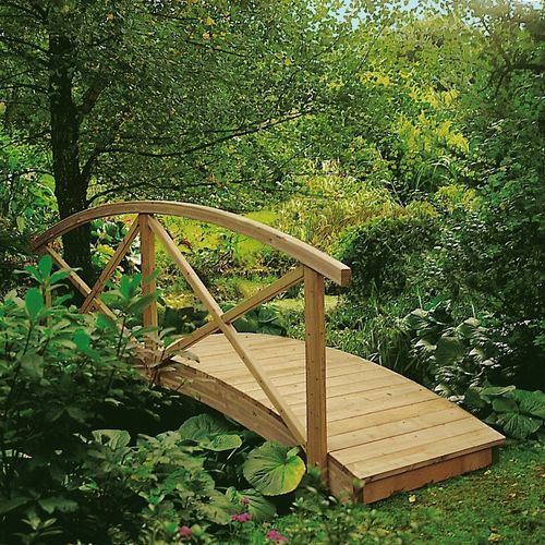 Pont en bois - RIALTO - Braun Wuerfele - à treillis / piétonnièr / fixe