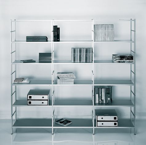 Étagère contemporaine - K3 - KRIPTONITE - en aluminium / en aluminium laqué / pour chambre à coucher