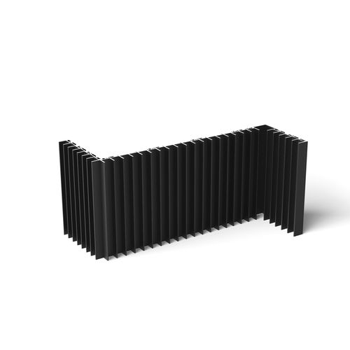 Bardage en panneaux - TYPE-D - ALINEL nv - en profilé aluminium / à emboîtement / durable