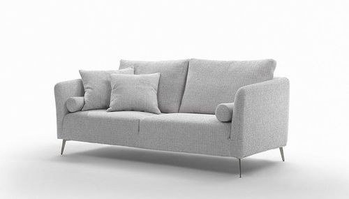 Canapé contemporain - ASTER - marac srl - en tissu / gris / 2 places