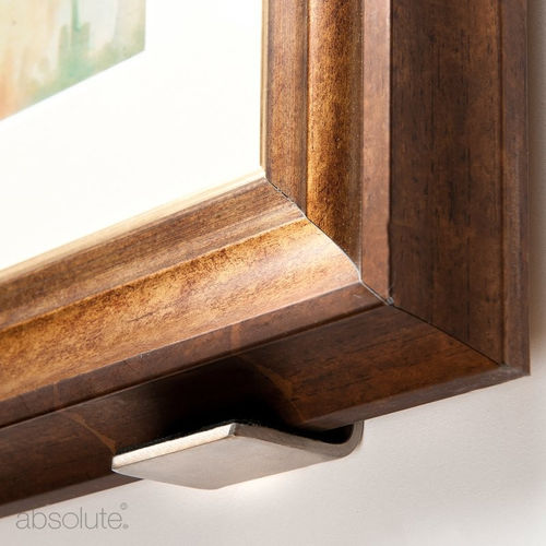 Élément de fixation en acier inoxydable - L BRACKETS - Absolute Museum & Gallery Products Ltd - pour tableau / pour intérieur / par points