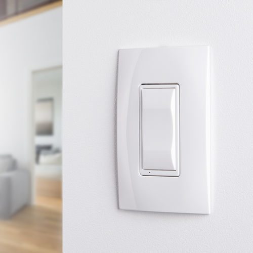 Interrupteur bouton poussoir - C4-V-SW120277 - Control4 - encastré / contemporain / rectangulaire