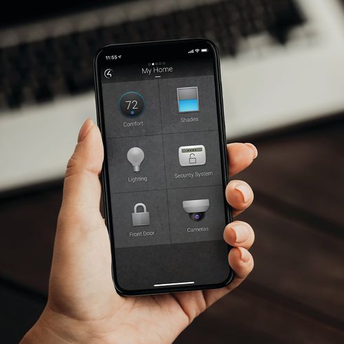 Application mobile de gestion d'éclairage - Control4 - audio / pour installation domotique / pour smartphone