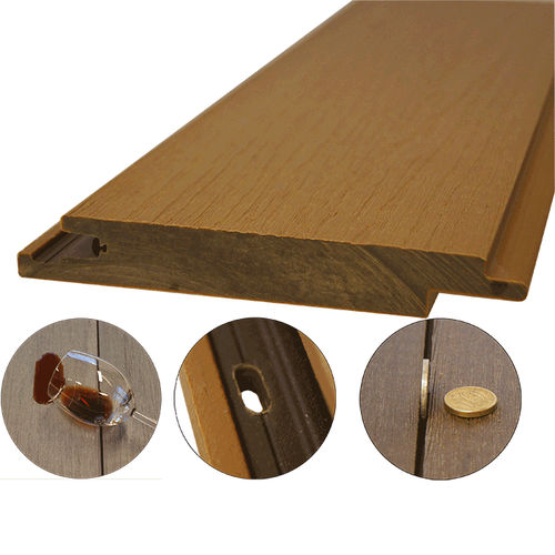 Lame de terrasse en composite - SMARTCAPT&G - Green Plank AB - aspect bois / professionnelle / durable