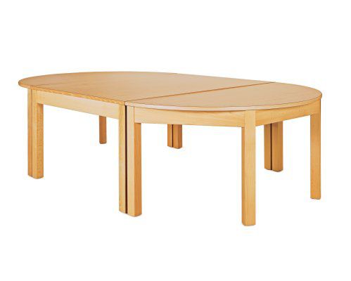 Table contemporaine - Embru - en bois / ovale / pour école maternelle