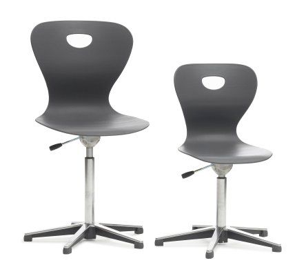 Chaise contemporaine - 6400 - Embru - en plastique / réglable / piètement étoile