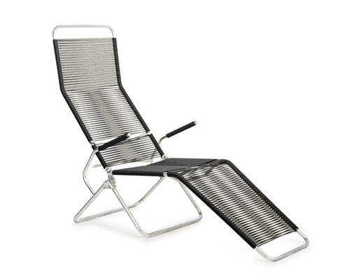 Bain de soleil contemporain - 1158 - Embru - en métal / de jardin / pliant