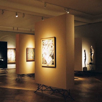 Cloison amovible - KUB2 - staba Arte - en métal / pour exposition