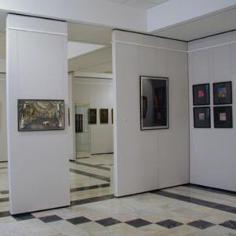 Cloison amovible - EXPOWALLS - staba Arte - coulissante / en métal / pour exposition