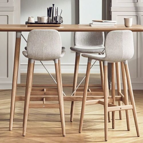 Chaise de bar moderne - SEED - Steelcase - d'intérieur / en métal / en bois