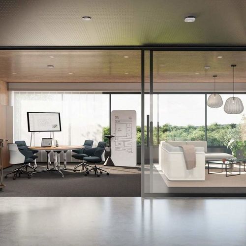Panneau d'affichage mobile - STEELCASE FLEX - Steelcase - en îlot / mural / pour espace de travail