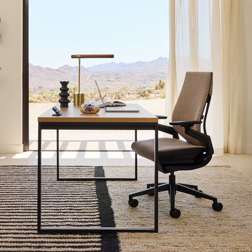Chaise de bureau moderne - GESTURE® - Steelcase - pour intérieur / en vinyle / en cuir
