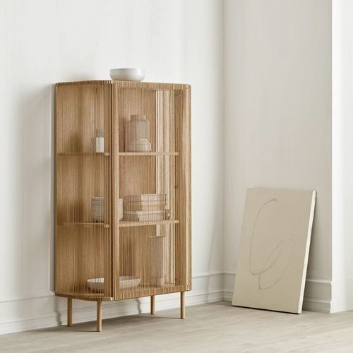 Buffet design scandinave - CORD  - Steelcase - en corde / en chêne / en papier