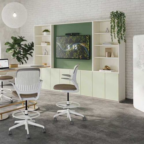 Mur de rangement pour médiathèque - SHARE IT - Steelcase EMEA - pour espace de réunion / pour bureau / pour espace de travail