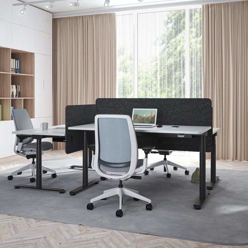 Séparateur de bureau sur bureau - DIVISIO® LIGHT  - Steelcase EMEA - en PET / de protection / acoustique