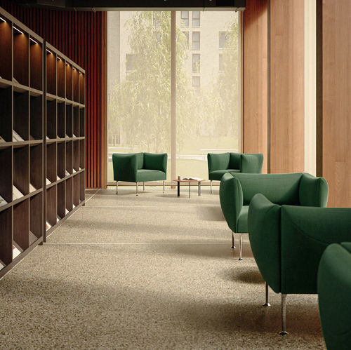 Fauteuil contemporain - MISSIVA - Steelcase EMEA - en cuir / en mousse de polyuréthane / en tissu