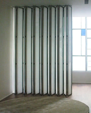Paravent contemporain - TRANSLUCENT MARBLE : WHITE ONYX - BROCATELLE - en pierre naturelle