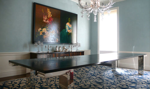 Plateau de table en pierre naturelle - .LIGTHWEIGHT STONE : SLATE - BROCATELLE