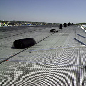 Géogrille de renfort - SF series - Midwest Construction Products - pour mur de soutènement / en polyester / à revêtement PVC