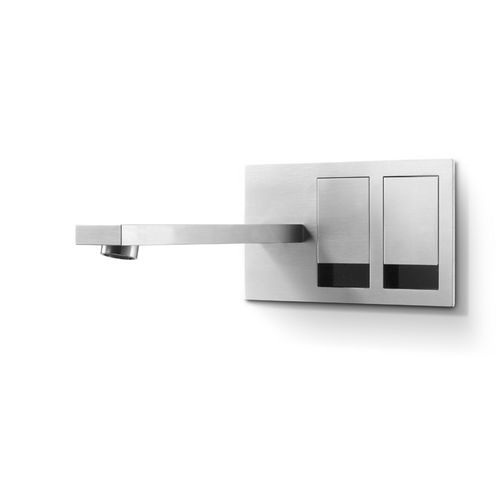Mitigeur de vasque - TEK031 - Linki - mural / en inox / 1 trou