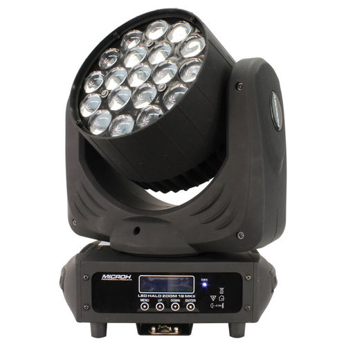 Projecteur lyre à LED RGBW - HALO ZOOM19 MKII - MICROH Professional Products - pour éclairage de scène / wash / changeur de couleurs