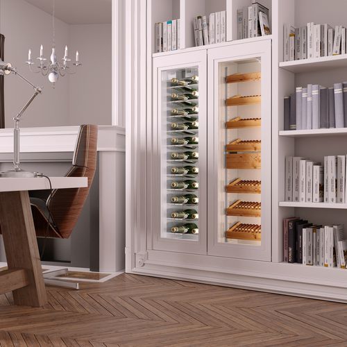 Réfrigérateur à double porte - Frigonautica srl - professionnel / encastrable / vitré